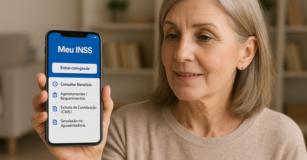 Dica sobre como baixar o aplicativo Meu INSS e acompanhar sua aposentadoria